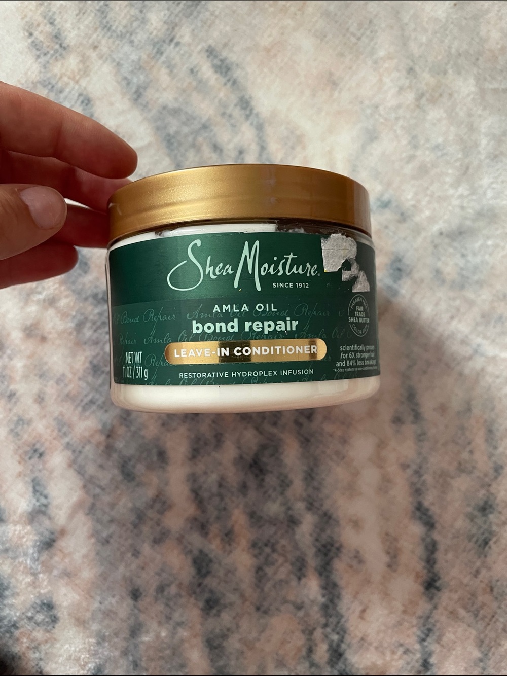 SheaMoisture Amla Oil Bond Repair Leave-In Conditioner - Green & Gold
